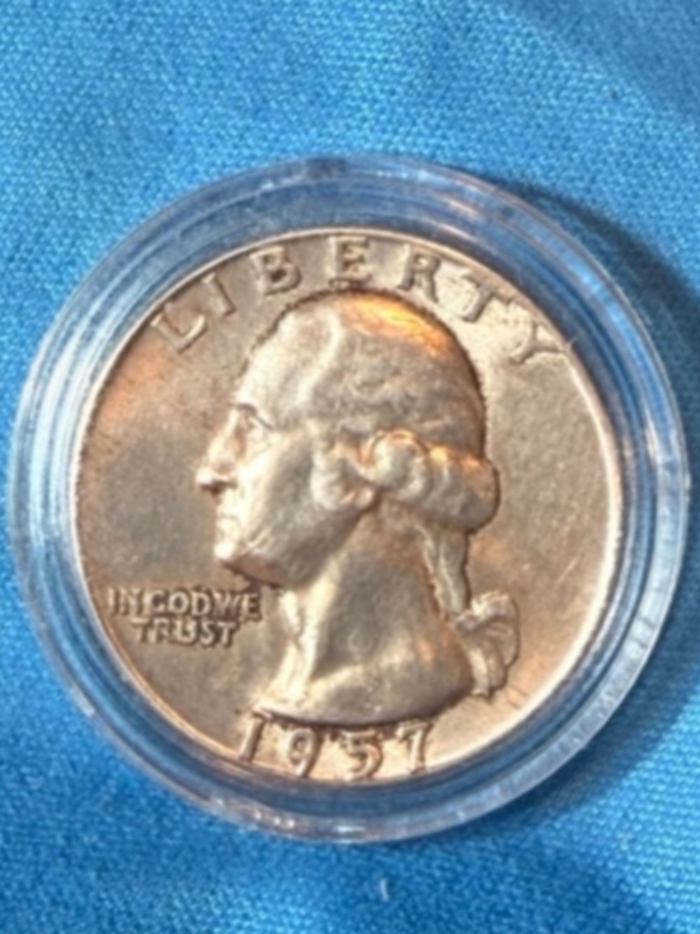 1957 P Washington Quarter - Nice Find #206498914219